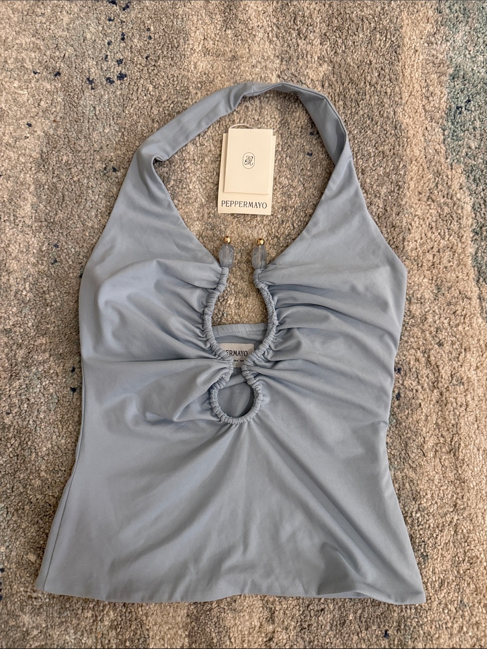 Peppermayo Halter in Light Blue